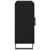 vidaXL Bufet Czarny Dąb 90 x 34 x 80 cm Materiał drewnopochodny