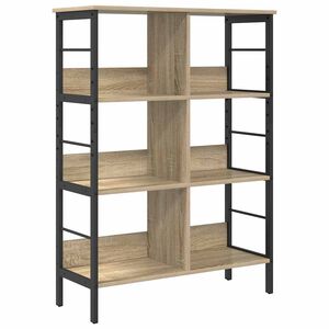 vidaXL P&oacute;łka na książki 6 poziomy 82 x 32 x 112 cm Drewno inżynieryjne