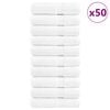vidaXL Ręczniki premium, SOLUND, 50 szt., białe, 50x100 cm, 600 g/m&sup2;