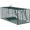 vidaXL Pułapka na zwierzęta Zielony 31 x 13 x 12cm Stal
