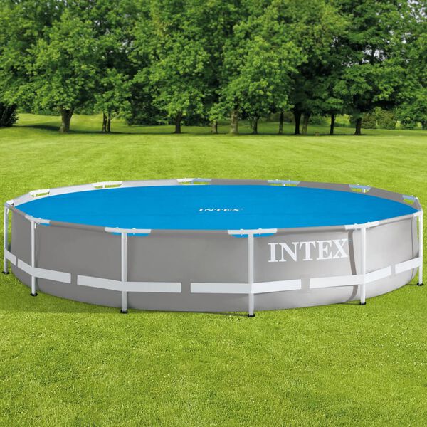 Intex Solarna plandeka na basen, niebieska, 348 cm, polietylen