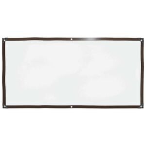 vidaXL Przezroczysta plandeka z oczkami 1x2 m Polietylen