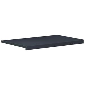 vidaXL Parapet okienny Antracytowy z rysunkiem drewna 60 x 50 x 4,5 cm