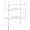 vidaXL Stelaż pod umywalkę, biały, 59x38x83 cm, żelazny