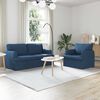 vidaXL Sofa 2 pcs Niebieski