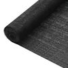 vidaXL Siatka cieniująca, czarna, 3,6x25 m, HDPE, 75 g/m&sup2;