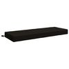 vidaXL Poduszka oparciowa SOEST 100% poliester Czarny 120 x 40 x 10 cm