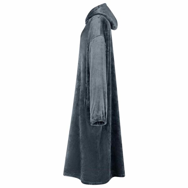 vidaXL Bluza-koc Granatowy l Flanela