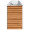 vidaXL Podniesiona rabata ogrodowa 485 x 50 x 68 cm Stal Galwanizowana