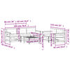 vidaXL 6-cz. zestaw wypoczynkowy do ogrodu, z poduszkami, biały, sosna
