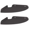 vidaXL P&oacute;łka wisząca z p&oacute;łką 2 pcs Czarny 18 x 18 x 2 cm