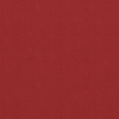 vidaXL Parawan balkonowy, czerwony, 90x300 cm, tkanina Oxford