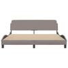 vidaXL Rama ł&oacute;żka, Dover, taupe, 180x200 cm, obita tkaniną