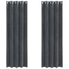 vidaXL Zasłony zaciemniające 2 pcs Jasnoszary 140 x 245 cm Aksamit