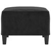 vidaXL Podn&oacute;żek, czarny, 70x55x41 cm, aksamit