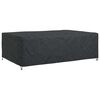 vidaXL Pokrowiec na meble Gładki Czarny 300 x 200 x 90 cm 420D