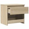 vidaXL Szafka nocna, dąb sonoma, 40x30x39 cm, materiał drewnopochodny