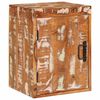 vidaXL Stolik nocny Brązowy 35 x 33 x 48 cm Lite drewno z odzysku