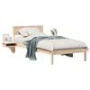 vidaXL Ramka ł&oacute;żka Brązowy 100 x 200 cm Lite drewno sosnowe