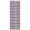 vidaXL Ręczniki, FROGN, 10 szt., szare, 30x30 cm, 360 g/m&sup2;