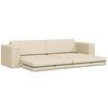 vidaXL Sofa Bed 200cm Kremowy tkanina