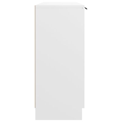 vidaXL Komoda, biała, 90,5x30x70 cm, materiał drewnopochodny
