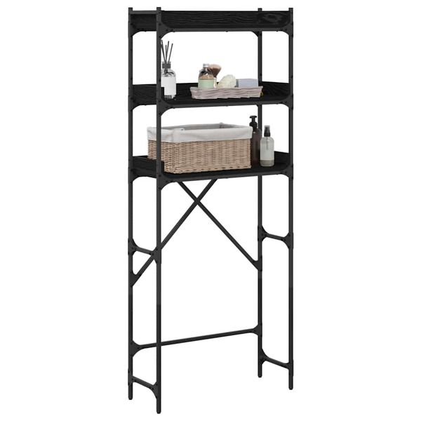 vidaXL Półka na pralkę 67 x 25 x 163 cm Materiał drewnopochodny