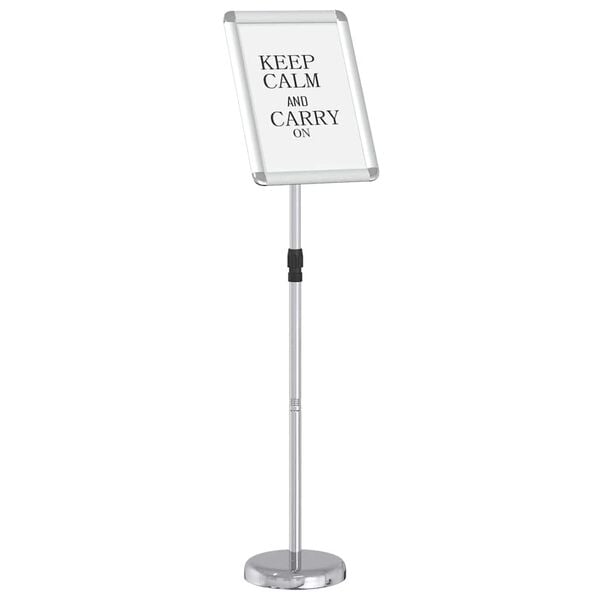 vidaXL Stoiska na targi Srebrny 25 x 25 x 125 cm Aluminium