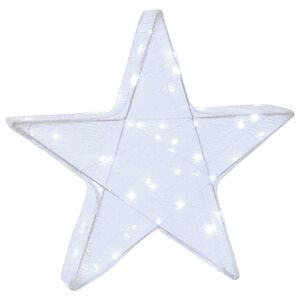 vidaXL Gwiazda świąteczna 3D 50 LED Zimna biel 55 x 53,5 x 10 cm