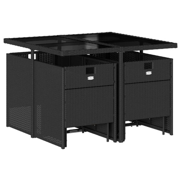 vidaXL 11-cz. zestaw mebli do ogrodu z poduszkami jasnoszary rattan PE