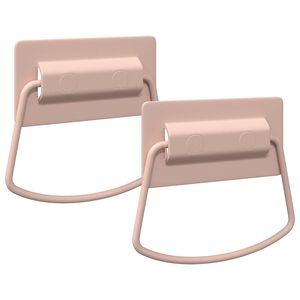 vidaXL Uchwyty do szafek 2 szt. R&oacute;żowy 85 x 45 mm Metal