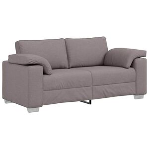 vidaXL Sofa dwuosobowa Ciemnoszary 180 cm tkanina