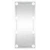 vidaXL Lustro ścienne z LED, 40x80 cm, szklane, prostokątne