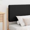 vidaXL Ramka ł&oacute;żka z tapicerowanym wezgłowiem Czarny 100 x 200 cm
