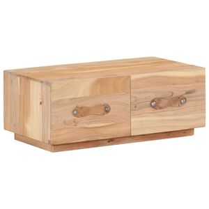 vidaXL Stolik kawowy, 90x50x35, lite drewno z odzysku