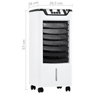 vidaXL 3-w-1 przenośny klimatyzer, nawilżacz, oczyszczacz, 60 W