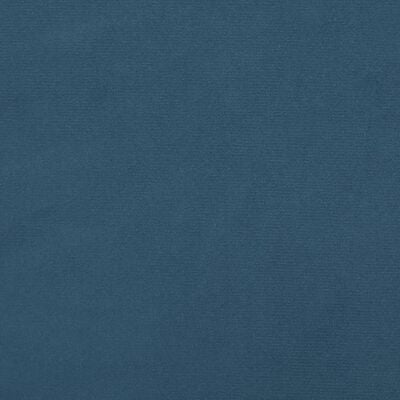 vidaXL Materac kieszeniowy, ciemnoniebieski, 80x200x20 cm, aksamit
