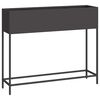 vidaXL Podwyższona doniczka ogrodowa Czarny 100 x 26 x 82 cm Stal