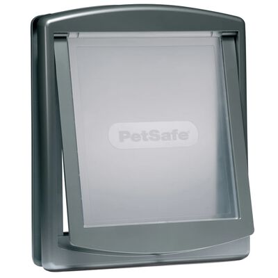 PetSafe Dwustronne drzwi dla zwierząt 777, L 35,6 x 30,5 cm, srebrne