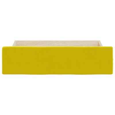 vidaXL Szuflady pod łóżko, 2 szt., żółte