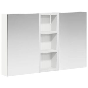 vidaXL Zestaw Szafek Łazienkowych z p&oacute;łką 3 pcs 80 x 10,5 x 50 cm