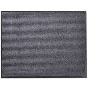 vidaXL Wycieraczka, szara, 90x60 cm, PVC