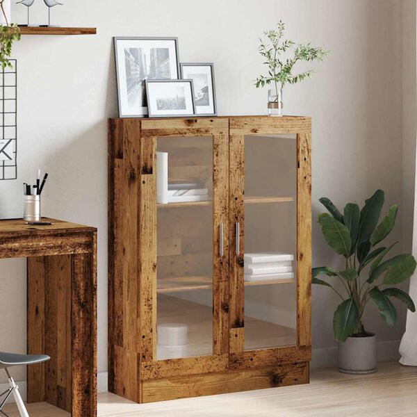 vidaXL Szafka na książki, stare drewno, 82,5x30,5x115 cm