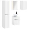 vidaXL Zestaw Szafek Łazienkowych 5 pcs Biały 43 x 11,5 x 60,5 cm