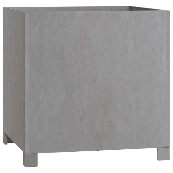 vidaXL Donica na n&oacute;żkach, rdzawa, 50x50x50 cm, stal kortenowska