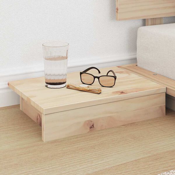 vidaXL Ramka ł&oacute;żka Brązowy 80 x 200 cm drewno