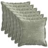 vidaXL Poszewka na poduszkę 6 pcs HOUTEN zielony 40 x 40 cm