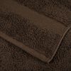 vidaXL Ręczniki premium, SOLUND, 10 szt., brązowe, 70x140 cm, 600 g/m&sup2;