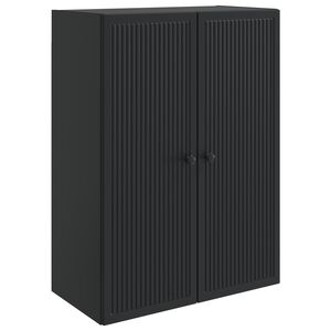 vidaXL Szafka ścienna Czarny 66 x 34,5 x 90 cm Drewno inżynieryjne