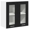 vidaXL Szafka wisząca Czarny Dąb 60 x 31 x 60 cm Drewno inżynieryjne